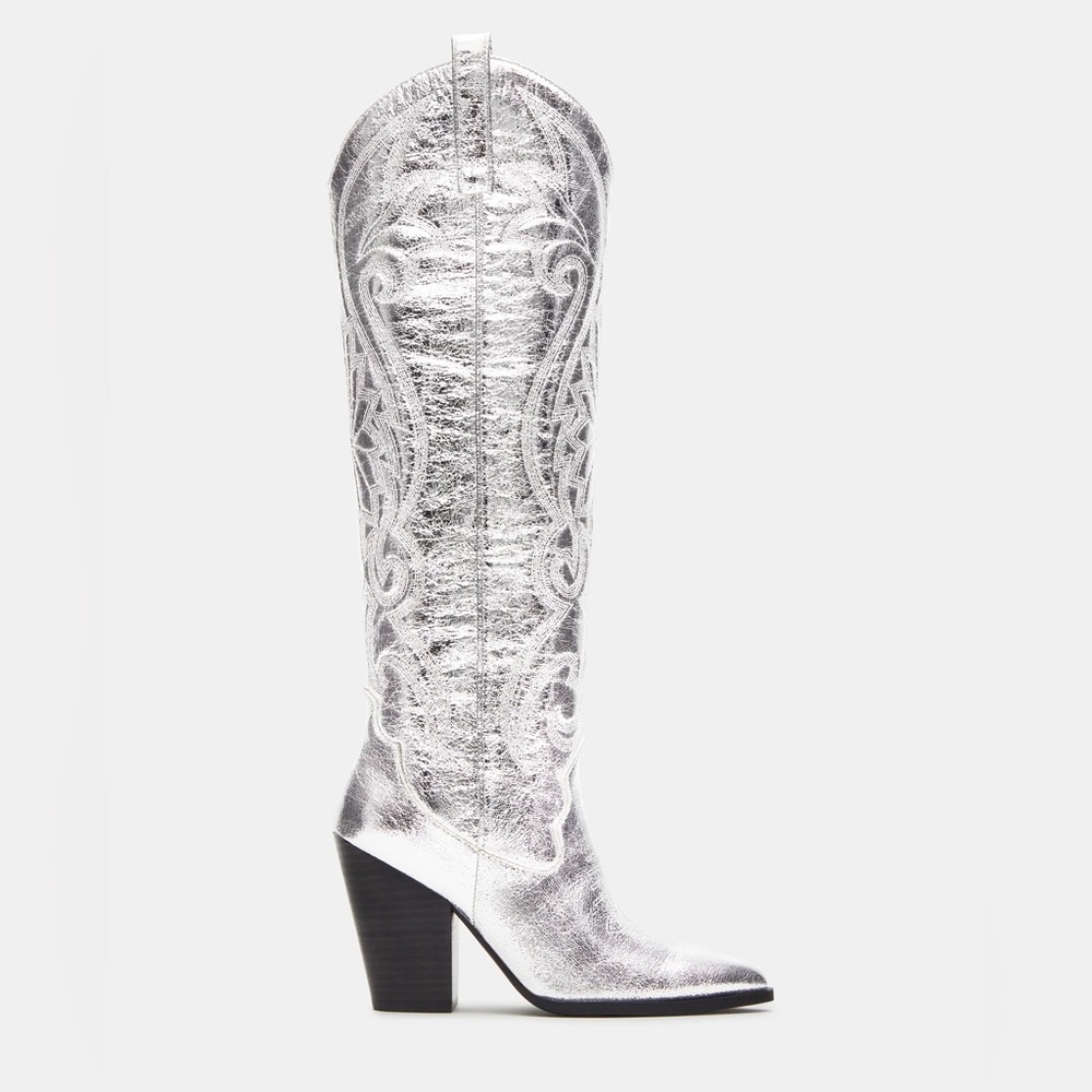 Lasso Silver Shoes Size 7.5
